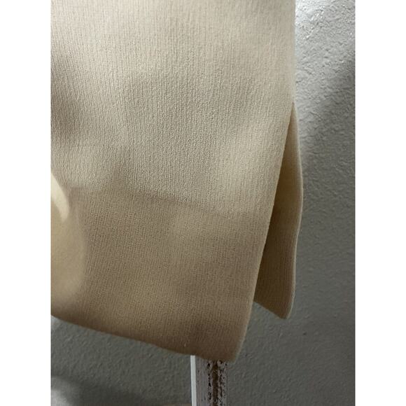 VTG NWT Sz 16 Liz Claiborne Cream Beige Blue Mood Skirt Style 20740810 B-E - Picture 2 of 5